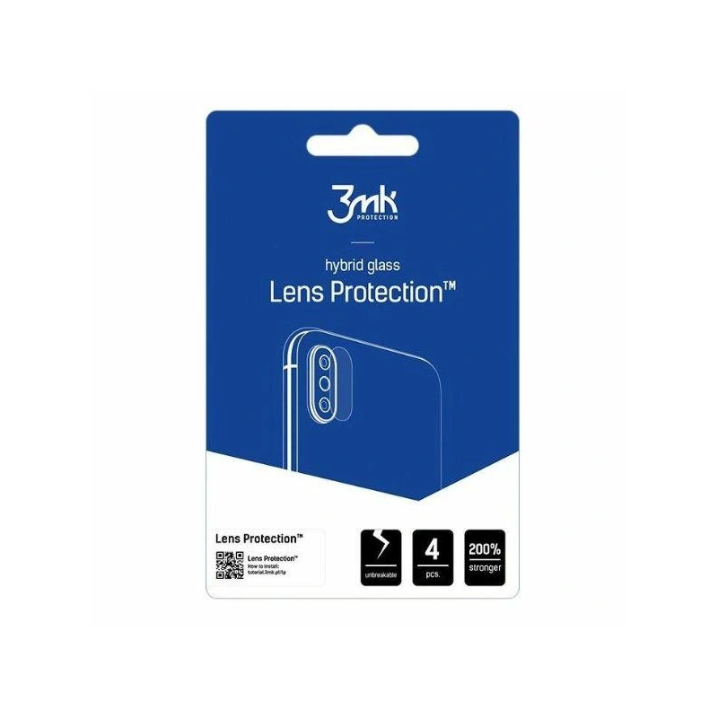 Szkło hybrydowe na obiektyw aparatu 3MK Lens Protection Xiaomi Mix Fold 3 (front) [4 PACK]