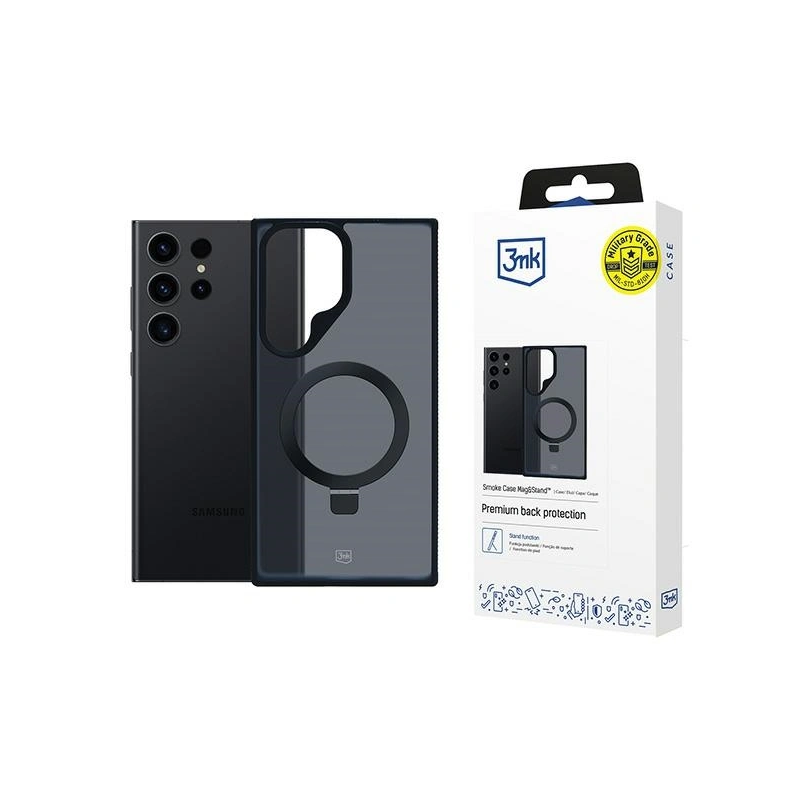 Etui 3MK Smoke Case Samsung Galaxy S24 Ultra MagSafe & Stand