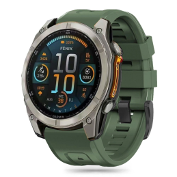 Pasek Tech-Protect Silicone Garmin Fenix 5s / 5s Plus / 6s / 6s Pro / 7s / 8 43mm Military Green