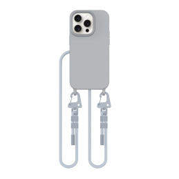 Etui Tech-Protect Magnecklace MagSafe Apple iPhone 15 Pro Crayon Grey