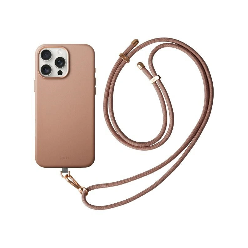 Etui UNIQ Coehl Muse Apple iPhone 16 Pro Magnetic Charging dusty nude