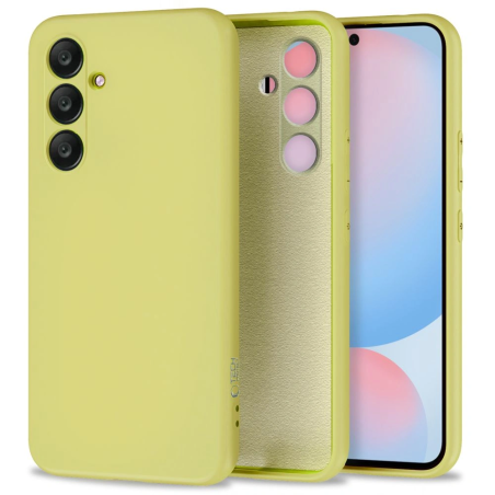Etui Tech-Protect Icon Samsung Galaxy S24 FE Canary Yellow