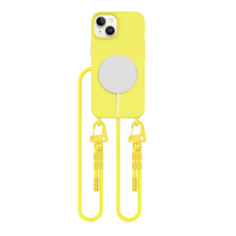Etui Tech-Protect Magnecklace MagSafe Apple iPhone 15 Canary Yellow