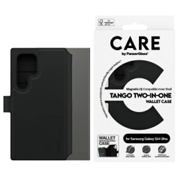 Etui CARE by PanzerGlass Feature Tango 2in1 Wallet Samsung Galaxy S24 Ultra czarny/black