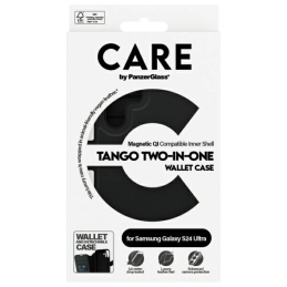 Etui CARE by PanzerGlass Feature Tango 2in1 Wallet Samsung Galaxy S24 Ultra czarny/black