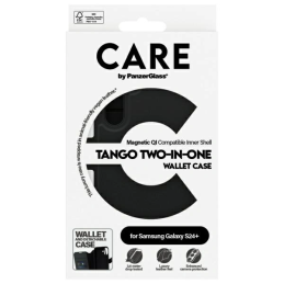 Etui CARE by PanzerGlass Feature Tango 2in1 Wallet Samsung Galaxy S24+ Plus czarny/black