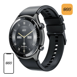 Smartwatch QCY GT3 S7 AMOLED 1.43" 3ATM (czarny)