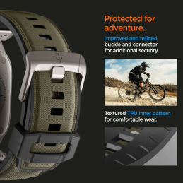 Etui Spigen DuraPro Armor Apple Watch 6 / 7 / 8 / 9 / 10 / SE / Ultra 1 / 2 44/45/46/49mm Military Green