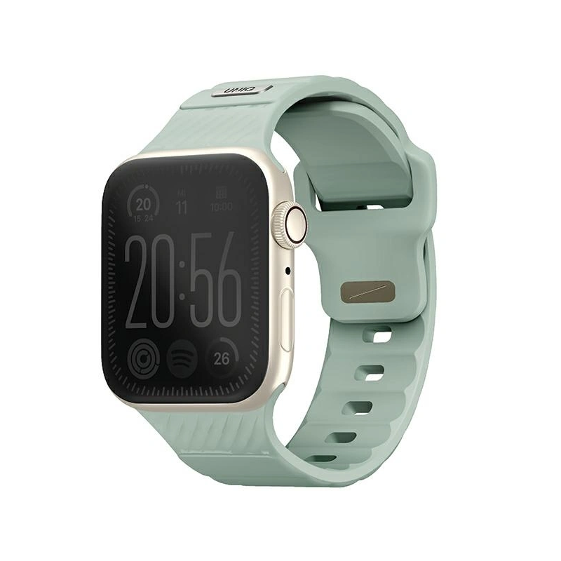 Pasek UNIQ Stride Apple Watch Series1/2/3/4/5/6/7/8/9/SE/SE2 38/40/41mm FKM Rubber Strap miętowy/iceplant green