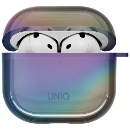 Etui UNIQ Iridescia do Apple AirPods 4 Hang Case midnight quartz