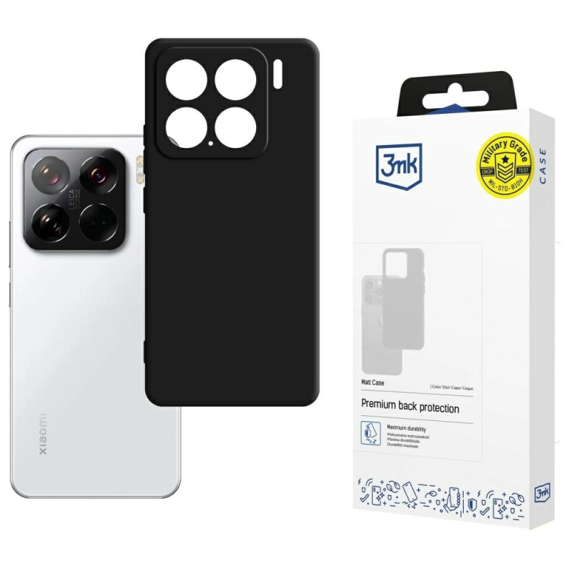 Etui 3MK Matt Case do Xiaomi 15 czarny