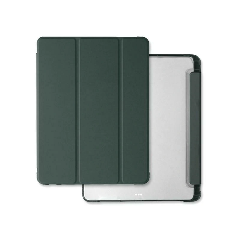 Etui Mercury Clear Back Cover do Apple iPad Pro 11" 2024 ciemnozielony