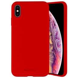 Etui Mercury Silicone do Apple iPhone 15 czerwony