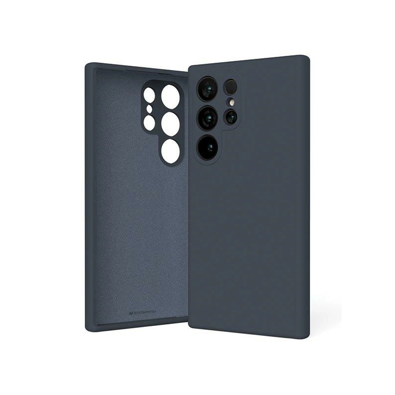 Etui Mercury Silicone do Samsung Galaxy S24 Ultra granatowy