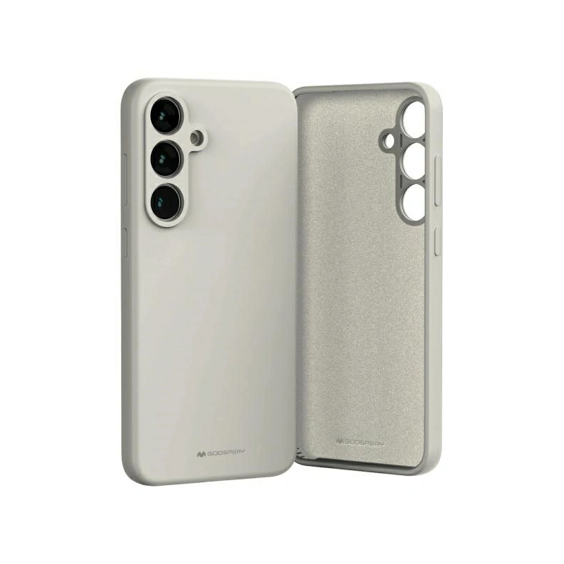 Etui Mercury Silicone do Samsung Galaxy S24 FE kamienny