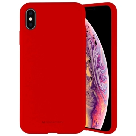 Etui Mercury Silicone do Apple iPhone 13 Pro Max czerwony