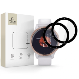 Szkło hybrydowe Tech-Protect Glass Flex+ Garmin Venu 2s Black [2 PACK]