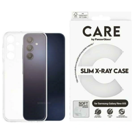 Etui CARE by PanzerGlass Fashion X-Ray do Samsung Galaxy A16 / A16 5G przezroczysty
