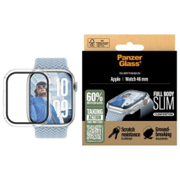 Nakładka chroniąca ekran PanzerGlass Snappie Full Body Apple Watch 10 / 11 46mm przezroczysty
