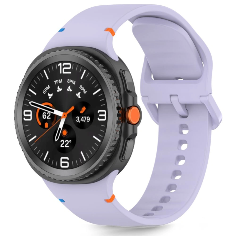 Pasek Tech-Protect Silicone Samsung Galaxy Watch 8 / Classic 40/44/46mm Elegant Purple