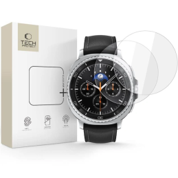 Szkło hartowane Tech-Protect Glass Fit+ do Samsung Galaxy Watch 8 Classic 46mm Clear [2 PACK]