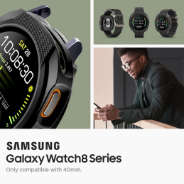Etui Spigen Liquid Air do Samsung Galaxy Watch 8 40mm Matte Black
