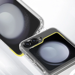 Etui Tech-Protect Flexair Hybrid MagSafe do Samsung Galaxy Z Flip 6 / 7 FE Clear