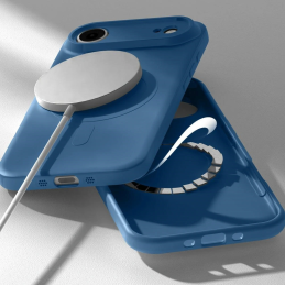 Etui Mercury Semi-Silicone MagSafe do Apple iPhone Air niebieski