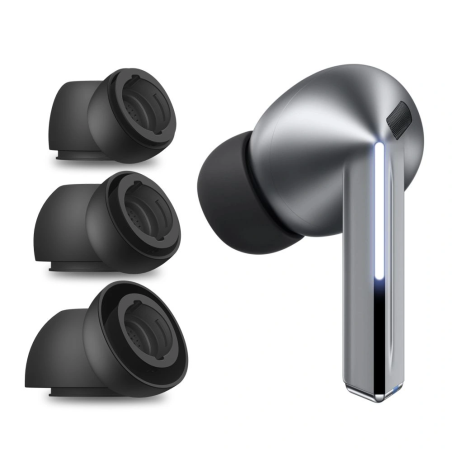Zestaw nakładek Tech-Protect Ear Tips do Samsung Galaxy Buds 3 Pro Grey [3 PACK]
