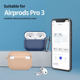 Etui Tech-Protect Silicone Hook do Apple AirPods Pro 3 Olive Green