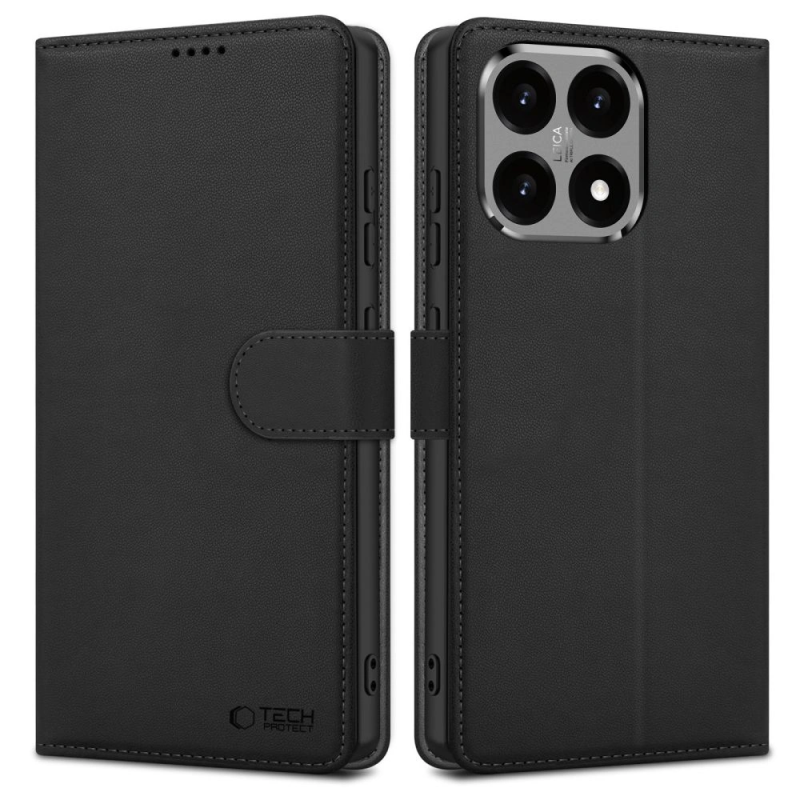 Etui z klapką Tech-Protect Wallet do Xiaomi 15T Black