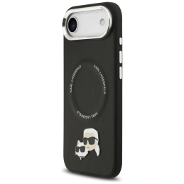 Etui Karl Lagerfeld Karl & Choupette Pins MagSafe do Apple iPhone Air czarny