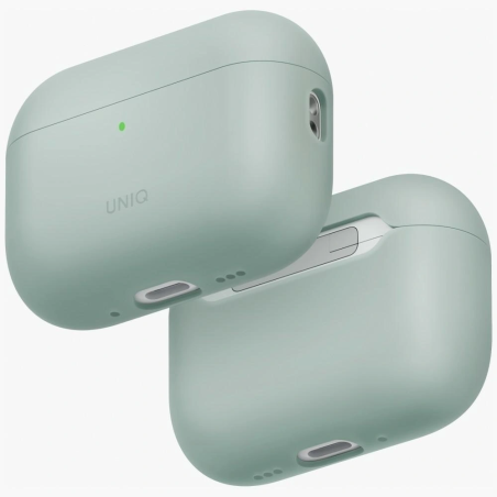 Etui UNIQ Lino do Apple AirPods Pro 3 gen Silicone zielony