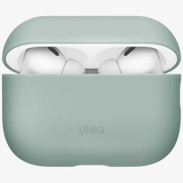 Etui UNIQ Lino do Apple AirPods Pro 3 gen Silicone zielony
