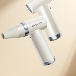 Wielofunkcyjny wiatrak AWEI F40 3w1 3300mAh biały