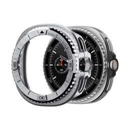 Nakładka Spigen Bezel Tune Pro Pilot do Samsung Galaxy Watch 8 Classic 46mm Silver