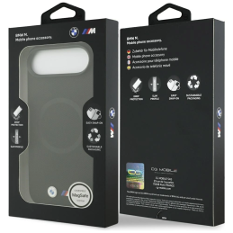 Etui BMW M FW Metal Logo MagSafe do Apple iPhone Air czarny