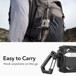 Etui ESR Cyber FlickLock HaloLock MagSafe do Apple AirPods Pro 3 Titanium