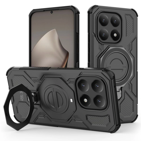 Etui Tech-Protect TacticStand MagSafe do Xiaomi 15T Matte Black