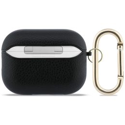 Etui Guess Grained Classic Logo do Apple AirPods Pro 3 czarny