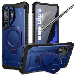 Etui Supcase Unicorn Beetle Grip Mag MagSafe do Samsung Galaxy S26 Ultra Cobalt