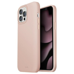 Etui UNIQ Lino Hue MagSafe Apple iPhone 13 Pro Max różowy/blush pink