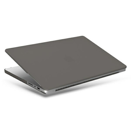 Etui UNIQ Claro Apple MacBook Pro 14" 2021-2025 (M1/M2/M3/M4/M5) przezroczysty szary/smoke matt grey