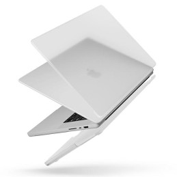Etui UNIQ Claro Apple MacBook Pro 16" 2021-2024 (M1/M2/M3/M4) przezroczysty/dove matte clear