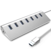 HUB USB ROZDZIELACZ ROZGAŁĘŹNIK PORTÓW AKTYWNY ZASILANIE SZYBKI 7X USB 3.0