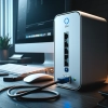 PRZEJŚCIÓWKA USB ETHERNET ADAPTER KARTA SIECIOWA LAN HUB USB GIGABIT RJ45