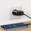 MCDODO SZYBKA ŁADOWARKA SIECIOWA DO TELEFONU 2X USB USB-C PD 20W MIERNIK