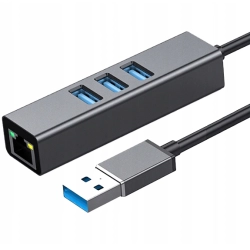 PRZEJŚCIÓWKA USB ETHERNET ADAPTER KARTA SIECIOWA LAN HUB USB GIGABIT RJ45 PRZEJŚCIÓWKA USB ETHERNET ADAPTER KARTA SIECIOWA LAN HUB USB GIGABIT RJ45