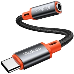 MCDODO ADAPTER USB-C MINI JACK 3,5MM PRZEJŚCIÓWKA KABEL AUX DO SAMSUNG APPLE DAC