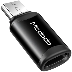 MCDODO ADAPTER PRZEJŚCIÓWKA USB-C DO MICRO USB NA USB TYP C 3A 480MBPS